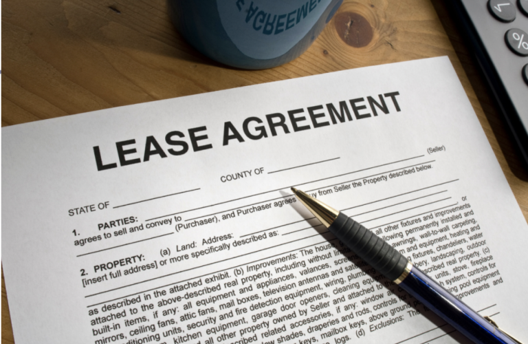 Lease agreement paper